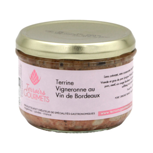 Terrine vigneronne au vin de Bordeaux