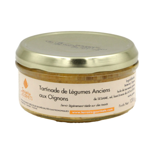 Tartinade de légumes anciens aux oignons