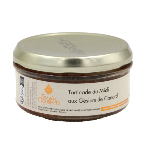 Tartinade du midi aux gésiers de canard