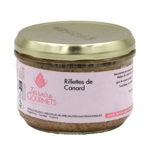 Apéro 100% français : rillettes royales de canard confit & foie gras
