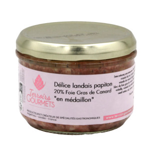 Apéro 100% français : rillettes royales de canard confit & foie gras