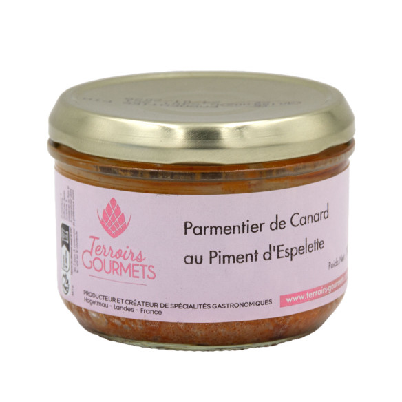 Parmentier de confit de canard au piment d'Espelette