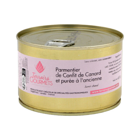 Parmentier de confit de canard au piment d'Espelette