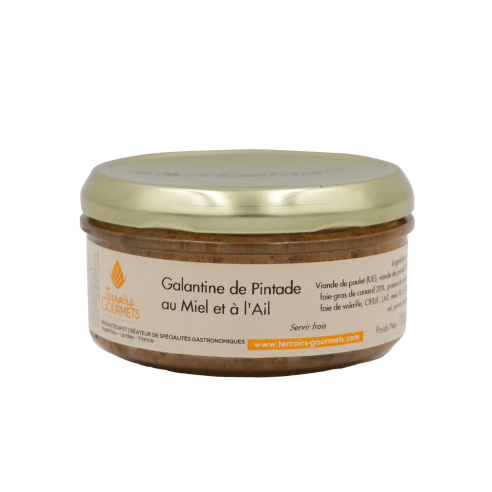 Galantine de pintade au miel et à l'ail