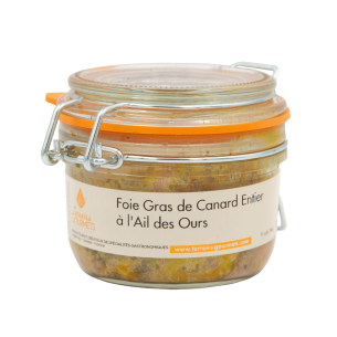 Foie gras de canard entier à l'ail des ours