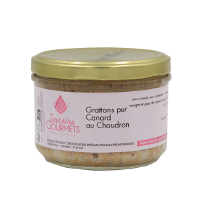 Grattons pur canard au chaudron