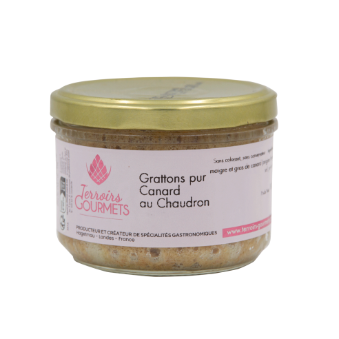 Grattons pur canard au chaudron