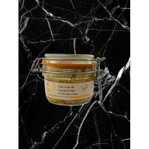 Foie gras de canard entier à l'ail des ours
