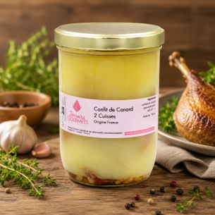 Confit de canard IGP Sud Ouest 2 cuisses (bocal)
