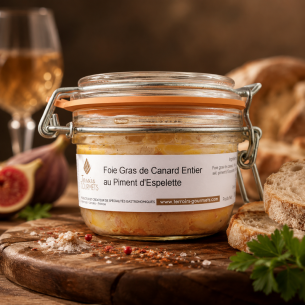 Foie gras de canard entier au Piment d'Espelette