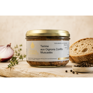 Terrine d' Oignons Confits Muscadés
