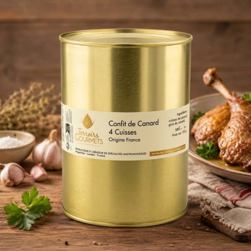 Confit de canard 4 cuisses (boite)