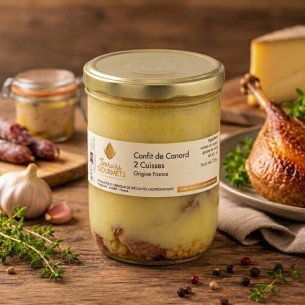 Confit de canard IGP Sud Ouest 2 cuisses (bocal)